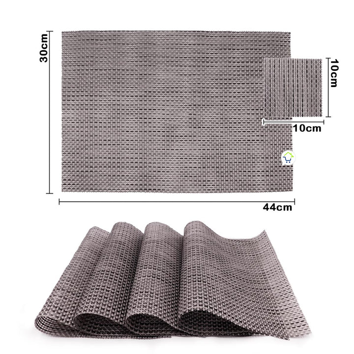 Set Mantel Individual x4 Portavasos Mesa Decorativo Cocina P494