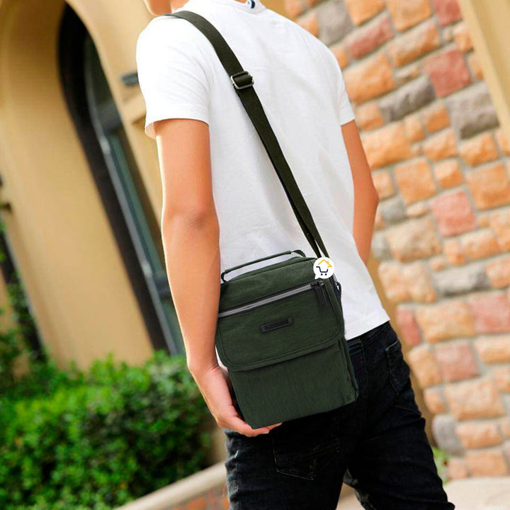 Bolso Carriel Manos Libres Unisex Morral Bolsillos 8002