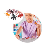 Figuras Animales Salvajes Set X8 Juguete Colección Didáctico Niños GM1911-123