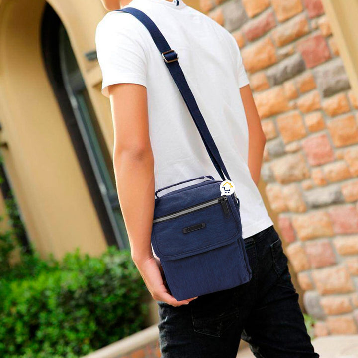 Bolso Carriel Manos Libres Unisex Morral Bolsillos 8002