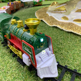Tren Clásico 24 Piezas Luces Sonidos Infantil Árbol Navidad TCNO3