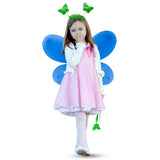 Disfraz De Mariposa Hada Alas Diadema Varita Halloween OF491