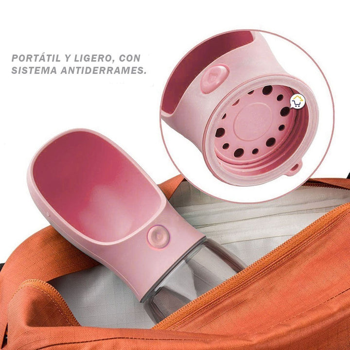 Bebedero Portátil Mascotas Termo Perros Gatos Dispensador Agua RF 0051