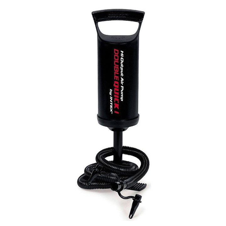 Inflador Manual Doble Presión Velocidad 3 Boquillas Ciclismo Camping Piscinas 68612