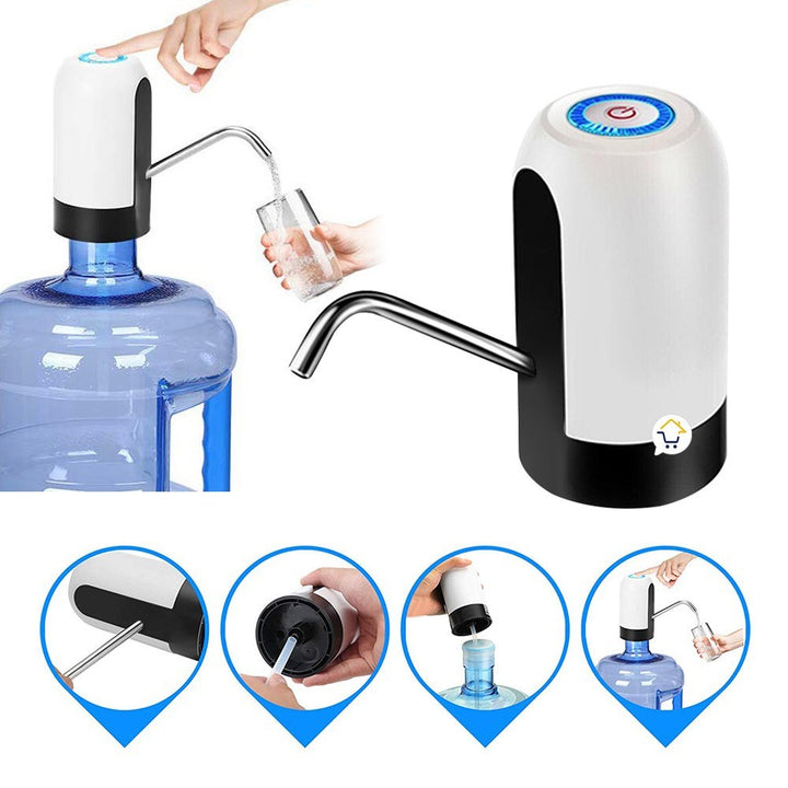 Dispensador Botellón De Agua Recargable USB Eléctrico HS06