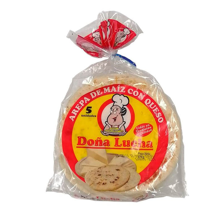 AREPA DONA LUCHITA 375G  MAIZ QUESO