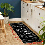 1pc Alfombra Antifatiga para Cocina, Alfombra Acolchada Antideslizante Gruesa, Tapete Corredor, Alfombrillas de Confort para Estar de Pie Resistentes, Alfombra para Pasillo y Lavandería