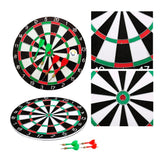 Tablero Dardos 2 En 1 Tiro Al Blanco Diana Madera Reversible D12