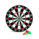 Tablero Dardos 2 En 1 Tiro Al Blanco Diana Madera Reversible D12