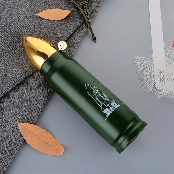 Termo Acero Inoxidable 350ml Tipo Bala Camping Deportes MJ-381