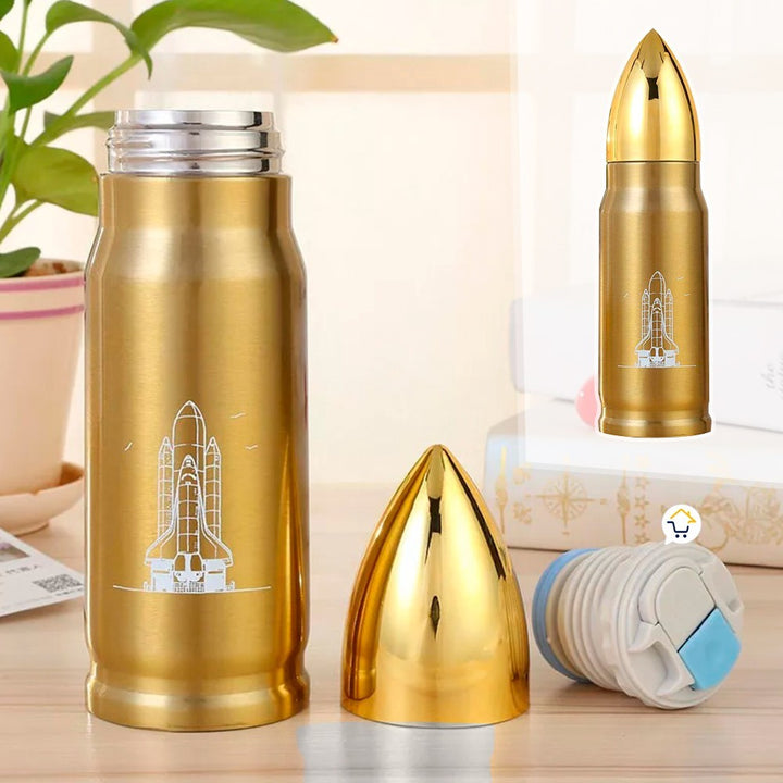 Termo Acero Inoxidable 350ml Tipo Bala Camping Deportes MJ-381