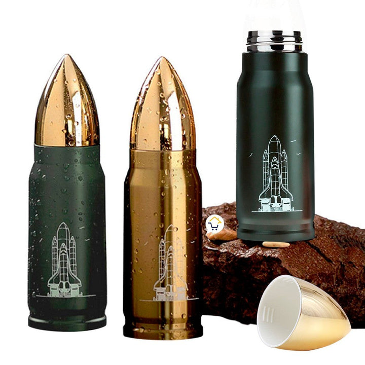 Termo Acero Inoxidable 350ml Tipo Bala Camping Deportes MJ-381