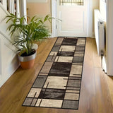Alfombra de felpa con diamantes dorados de lujo, 1 unidad - Antideslizante, lavable a máquina, ideal para pasillo, dormitorio, cocina y baño - Alfombra decorativa multifuncional para el hogar