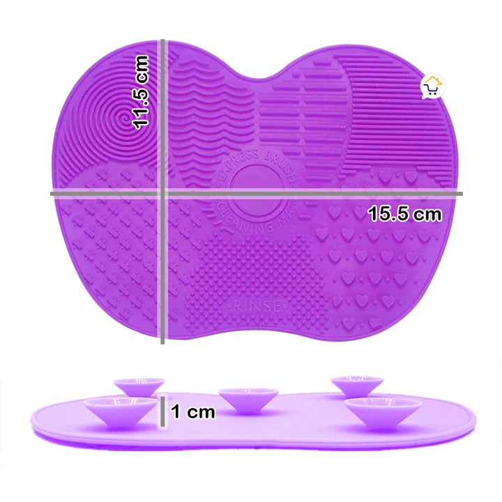 Limpiador Brochas Maquillaje Silicona Profesional Limpieza LP-02