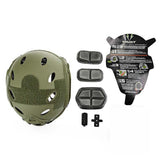 Casco Militar Táctico Ajustable Paintball Airsoft Deportes RF 286