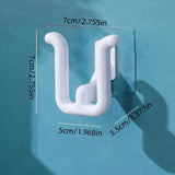 1 Pieza, Zapatilla Sin Perforaciones R, Estante De Drenaje De Inodoro Montado En La Pared Del Baño, Estante De Secado De Zapatos, Suministros De Organización Y Almacenamiento Del Hogar, Accesorios De Baño