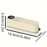 Sellador al Vacío Portátil Recargable por USB con Bolsas Herméticas y Bomba de Sellado Rápido Incluida – Diseño Compacto para Conservar Alimentos como Bocadillos, Carne, Frutas, Verduras, Máquina Selladora al Vacío