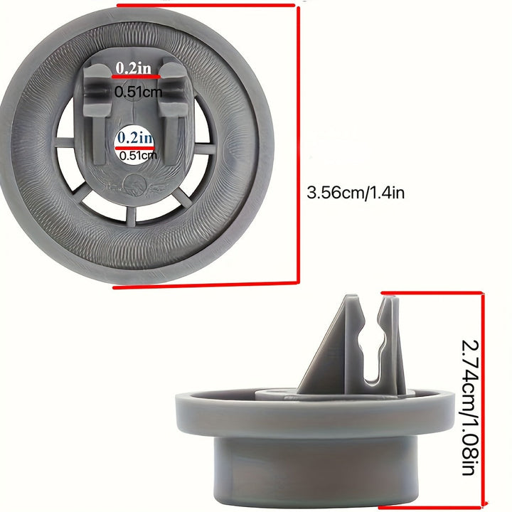 Kit de Repuesto de Rueda Inferior para Lavavajillas de 8 Piezas - Compatible con Samsung, Mecanismo de Deslizamiento Suave, Mejora la Estabilidad y Eficiencia, Piezas OEM 2002711, AP4342187, PS4222532, Accesorio para Electrodomésticos de Cocina|Diseño Mo