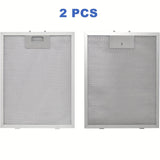 2 Piezas de Filtros para Campana Extractora Resistentes - Compatibles con la mayoría de cocinas, hornos y campanas extractoras - Antigrasa y Antiolor, Instalación Fácil sin Herramientas Necesarias - Para Cocinas Residenciales/Comerciales, Mejora de Venti