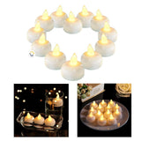 Velas LED Flotante Agua X1 Impermeables Luz Cálida MJ-020C