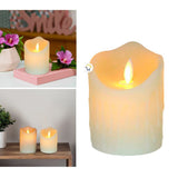 Vela LED Mediana Efecto Realista Cera Parafina WP22933-1