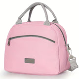 1 Bolsa para Almuerzo, Tote de Gran Capacidad con Asa Portátil para Comidas y Snacks, Ideal para la Escuela