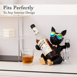 1 pieza, Decoración Moderna de Estante para Vino Tinto Francés, Decoración de Gabinete de Vino de Lujo Ligero para Sala de Estar Creativa, Pieza, Perfecta para Acción de Gracias