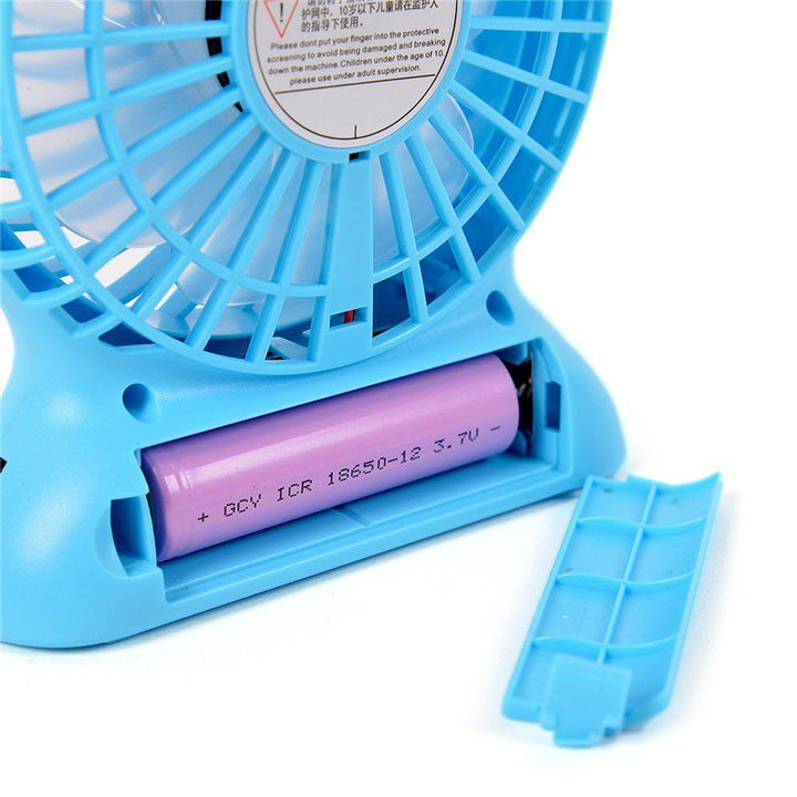 Mini Ventilador Portatil Recargable Bolsillo 3 Velocidades RF 1594