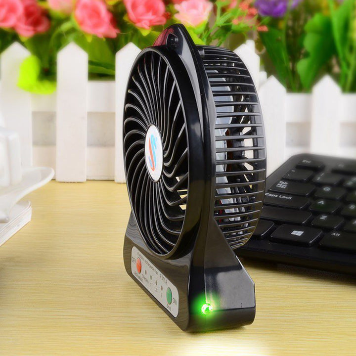 Mini Ventilador Portatil Recargable Bolsillo 3 Velocidades RF 1594