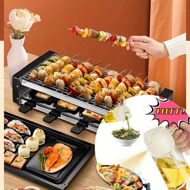 Botella de Aceite 2 en 1 con Rociador y Vertedor - Dispensador Portátil para Cocinar, Ensaladas y Hornear - Diseño Fácil de Limpiar - Ideal para Aceites de Oliva, Vegetales y Cocción - Perfecto para Hogares y Cocinas Profesionales