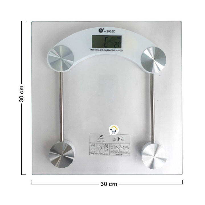 Balanza Baño Portátil Báscula Digital Pesa 180 Kg 2005D