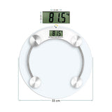 Balanza Redonda Portátil Baño Báscula Digital Pesa 180 Kg GY6991