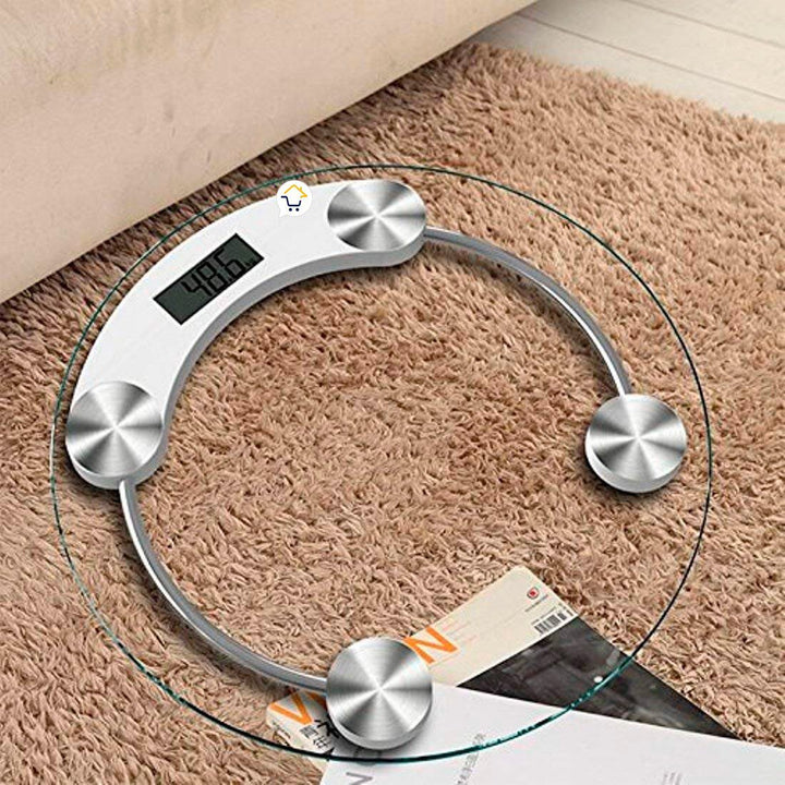 Balanza Redonda Portátil Baño Báscula Digital Pesa 180 Kg GY6991