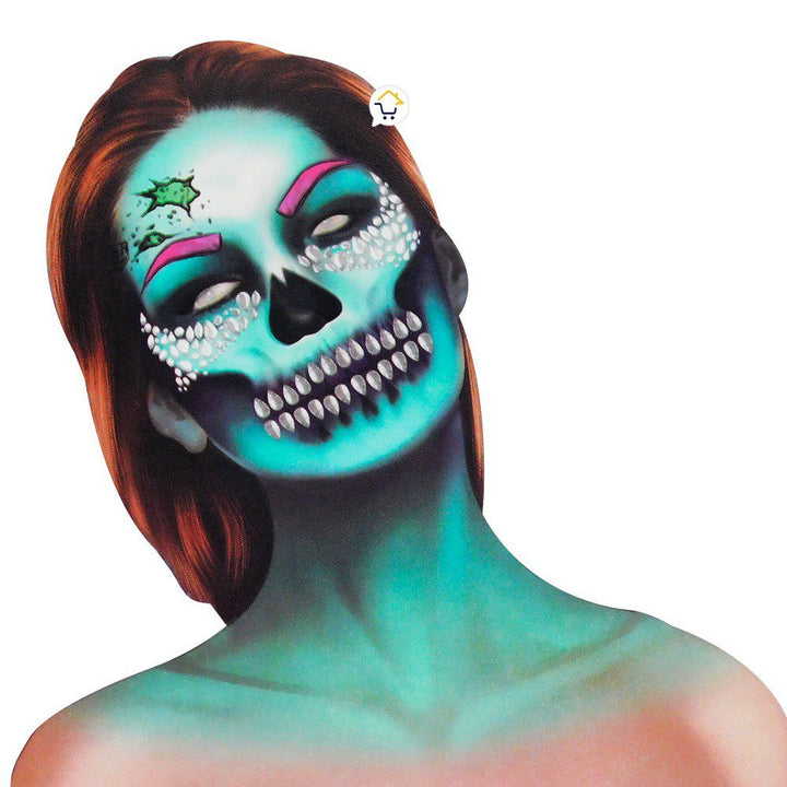 Tatuaje Temporal Piedras Faciales Maquillaje Corporal Disfraz TT02