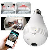 Camara Seguridad Panorámica Wifi Ip Tipo Bombillo B13lV2