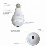 Camara Seguridad Panorámica Wifi Ip Tipo Bombillo B13lV2