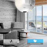 Camara Seguridad Panorámica Wifi Ip Tipo Bombillo B13lV2