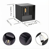 ¡Ilumina tu hogar con este aplique de pared LED de 10 W regulable hacia arriba y hacia abajo que ahorra energía!