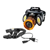 Linterna Minera LED Recargable 3 Modos Luz Manos Libres MHL4823