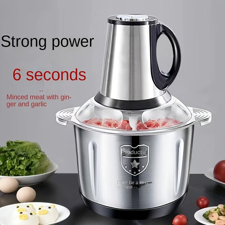 Molino de carne y licuadora multifunción para el hogar, adecuado para mezclar carne picada y verduras, ideal para uso doméstico y comercial, diseño conveniente.