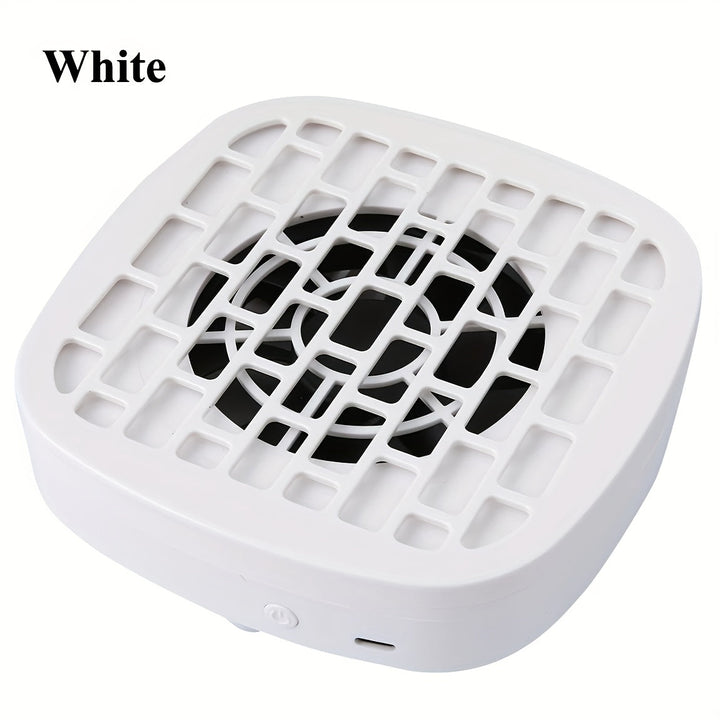 Aspiradora Mini USB para Manos y Uñas - Herramienta Compacta Sin Cable, Portátil para Viajes y Hogar, Diseño Moderno y Duradero en Plástico, Funciona sin Batería, Ideal para Cuidado Personal