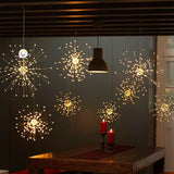 Luces Micro Led Fuegos Artificiales 3 Metros Navidad Cálido 1601V