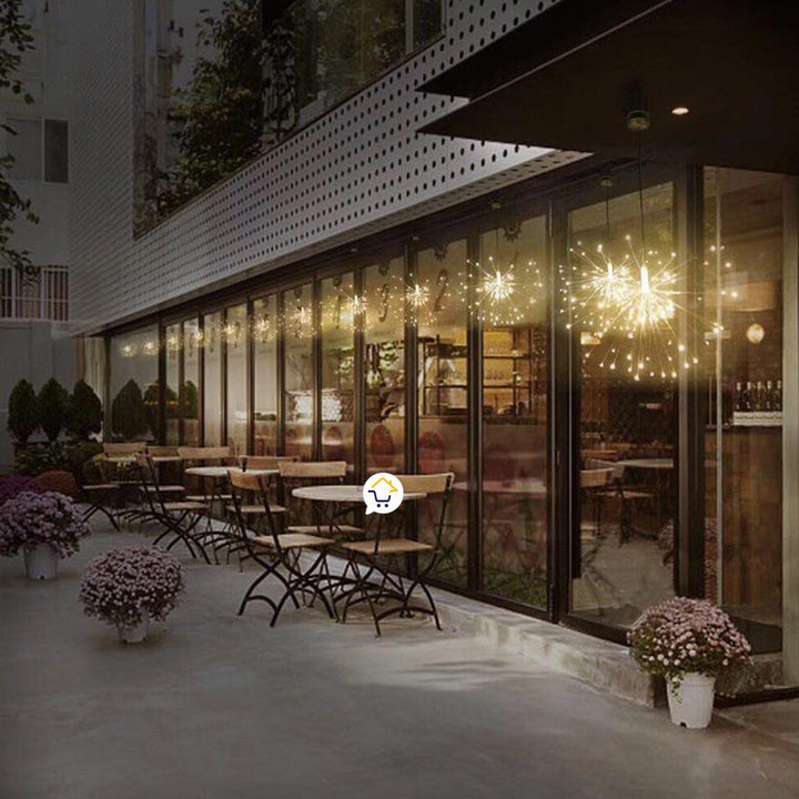 Luces Micro Led Fuegos Artificiales 3 Metros Navidad Cálido 1601V