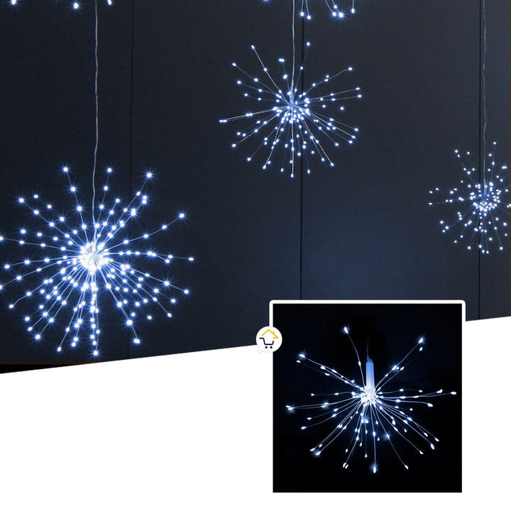 Luces Micro Led Fuegos Artificiales 3 Metros Navidad 1602V