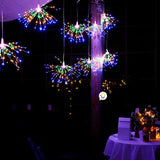 Luces Micro Led Fuegos Artificiales 3 Metros Navidad 1582