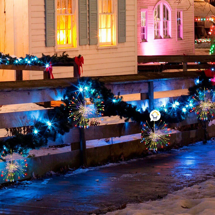 Luces Micro Led Fuegos Artificiales 3 Metros Navidad 1582