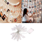 Luz LED Pinza Fotos X20 Luces Gancho Extensión 3M  XWD47