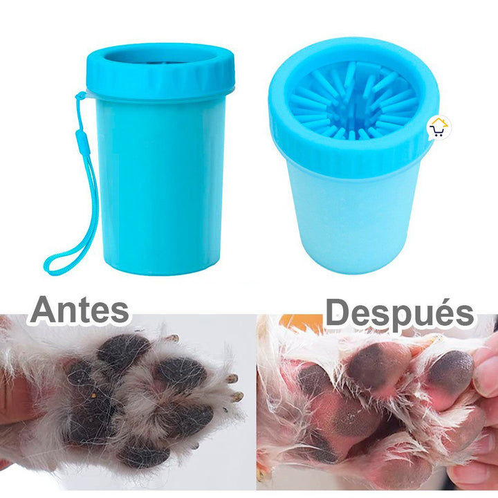 Limpiador Pequeño Patas Perro Cepillo Limpieza Portátil Mascotas 490-68