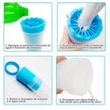 Limpiador Grande Patas Perro Cepillo Limpieza Portátil Mascotas BS-72