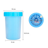 Limpiador Grande Patas Perro Cepillo Limpieza Portátil Mascotas BS-72